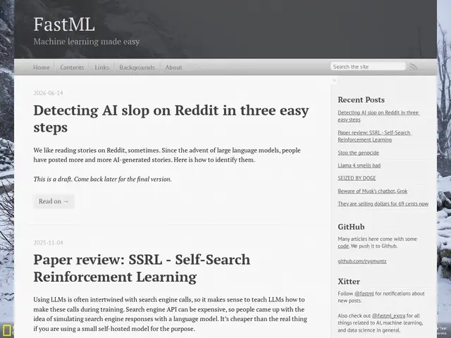 Preview of fastML