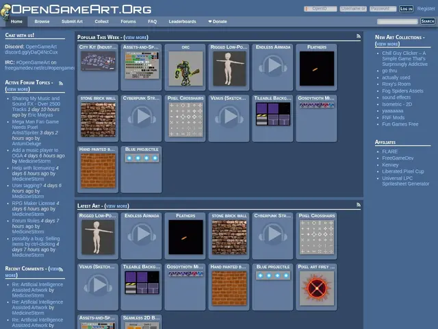 Preview of OpenGameArt