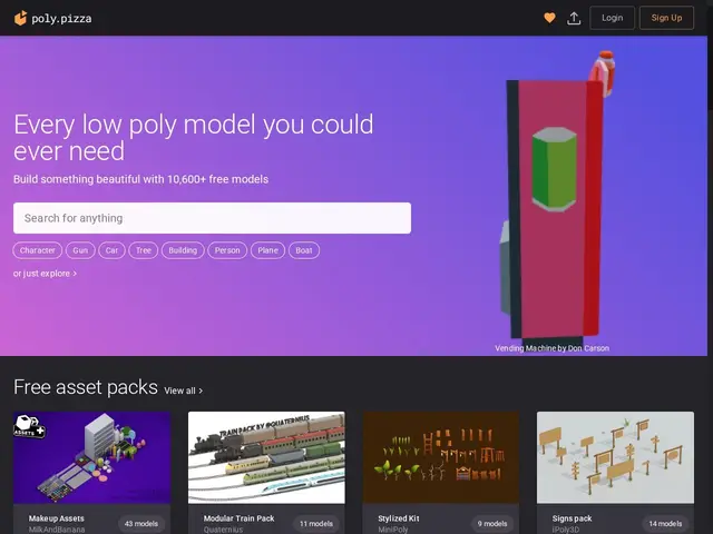 Preview of Poly Pizza