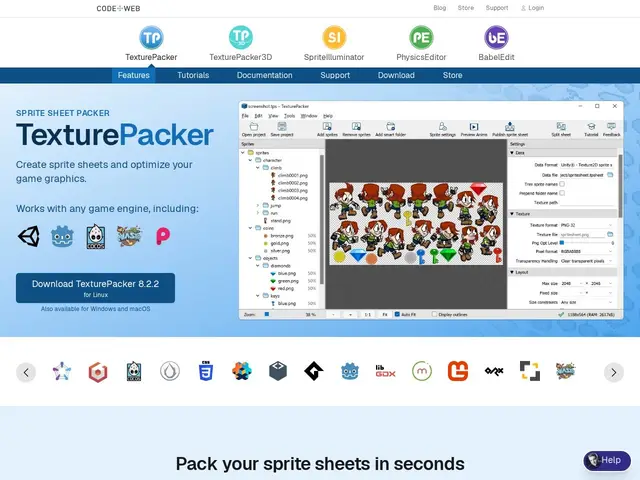 Preview of TexturePacker