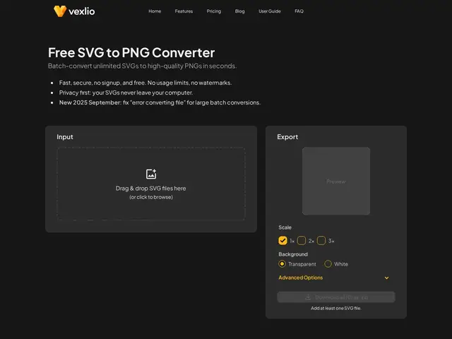 Preview of SVG to PNG
