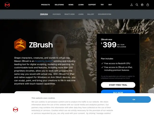 Preview of ZBrush