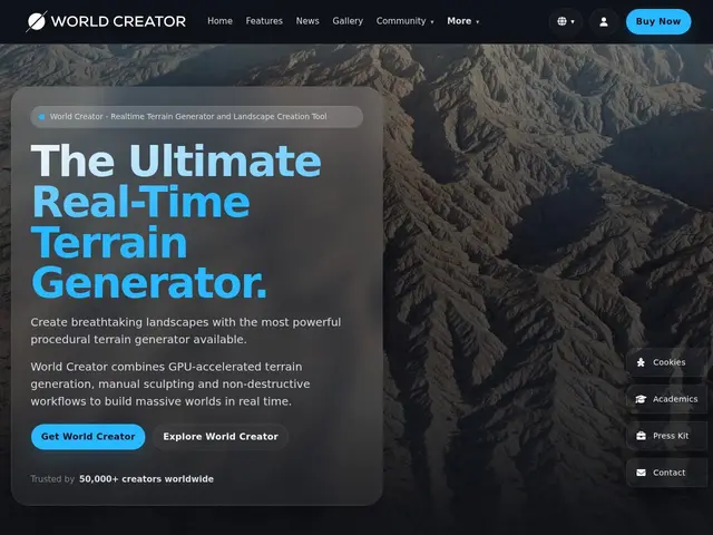 Preview of World Creator