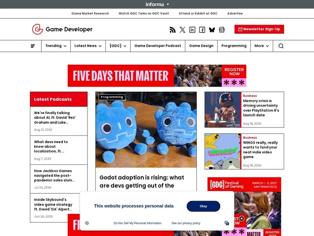 Preview of Gamasutra