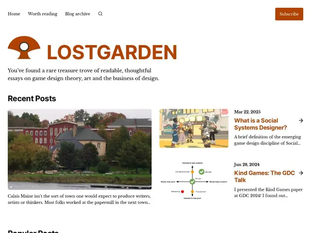 Preview of Lost Garden
