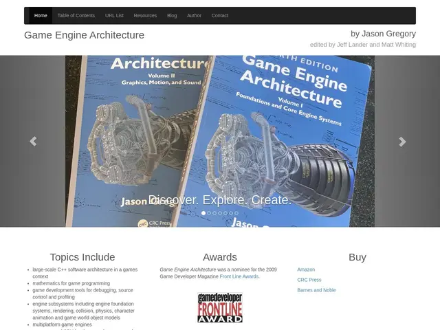 Preview of Game Engine Architecture
