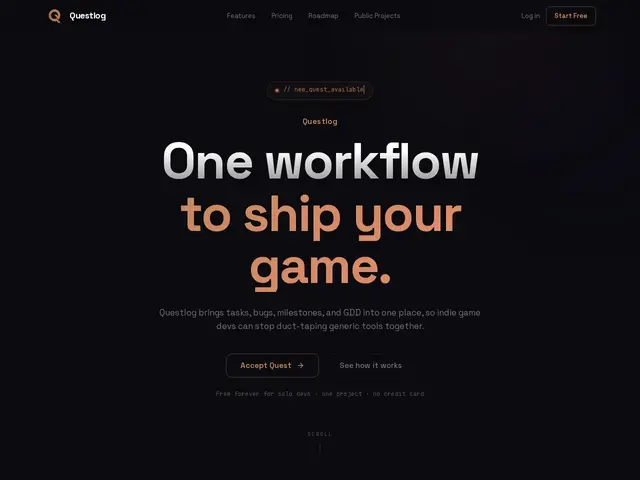 Preview of Questlog