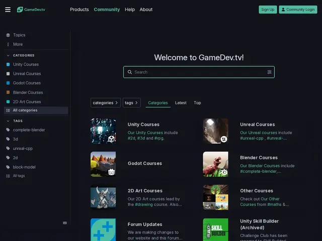 Preview of GameDev.tv