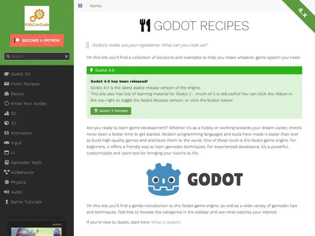 Preview of Godot Recipes
