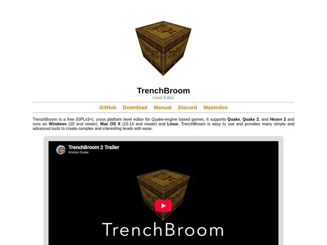 Preview of TrenchBroom