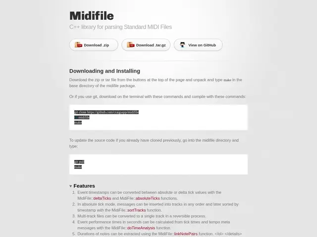 Preview of Midifile