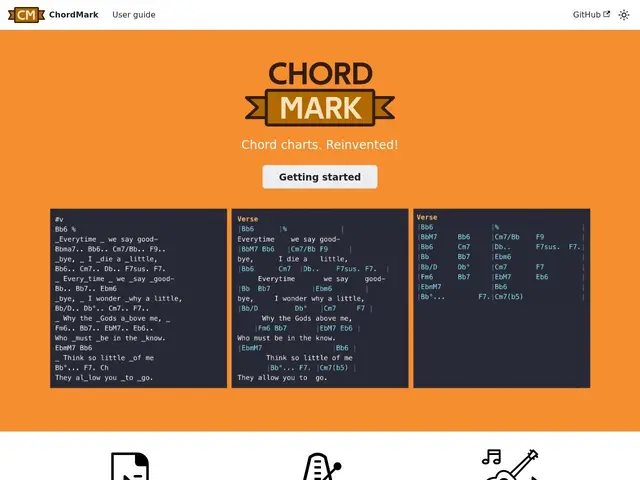 Preview of ChordMark