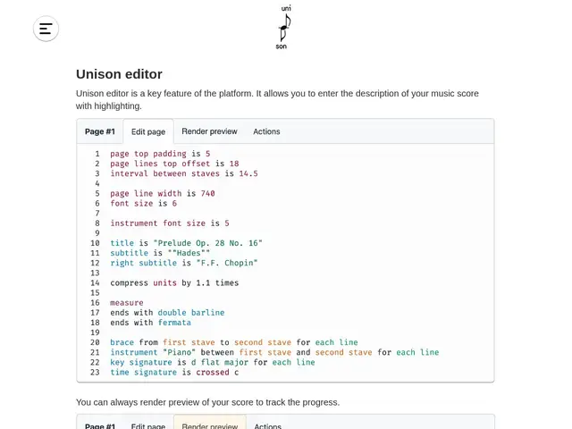 Preview of Unison