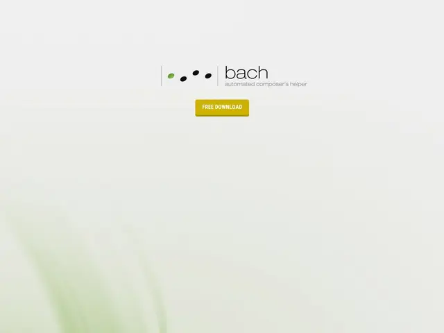Preview of Bach: Automated Composer's Helper