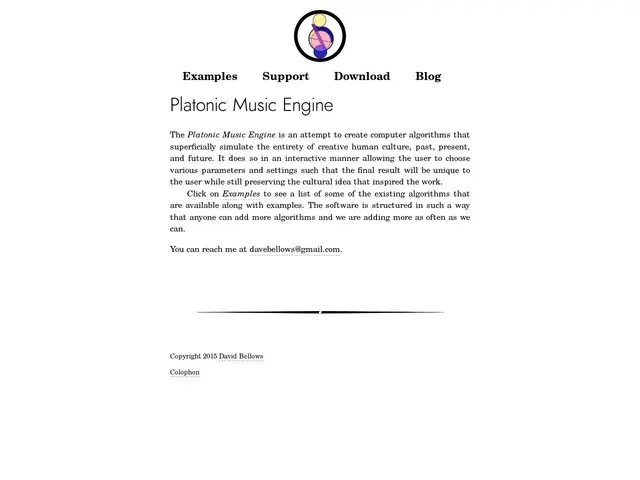 Preview of Platonic Music Engine