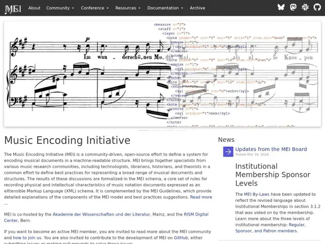 Preview of MEI (Music Encoding Initiative)