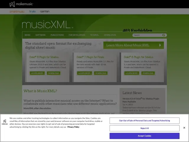 Preview of MusicXML