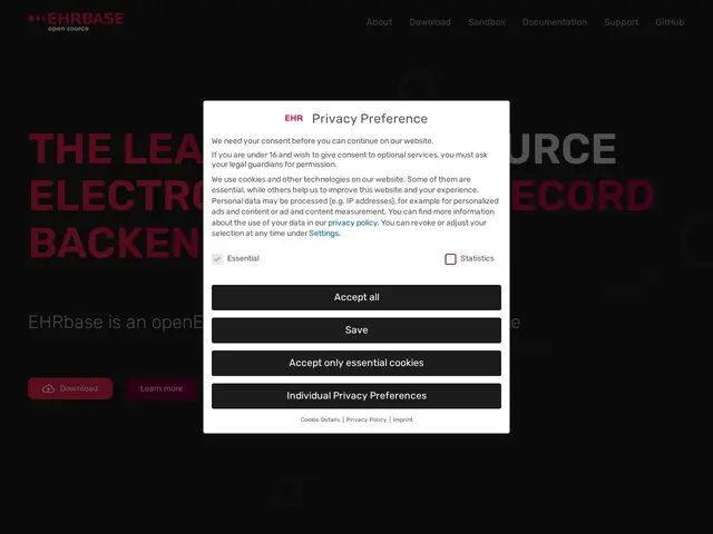 Preview of EHRBase