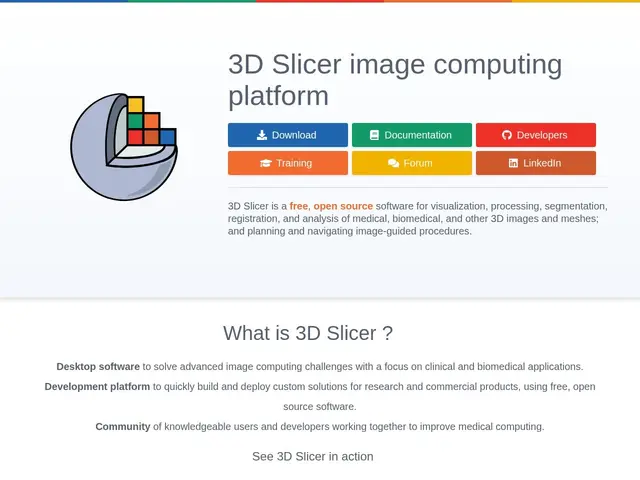 Preview of 3D Slicer