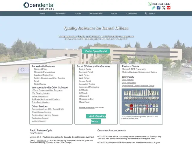 Preview of Open Dental