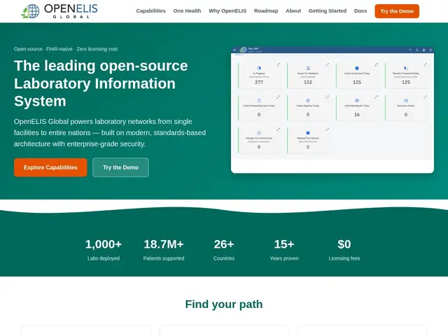 Preview of OpenELIS