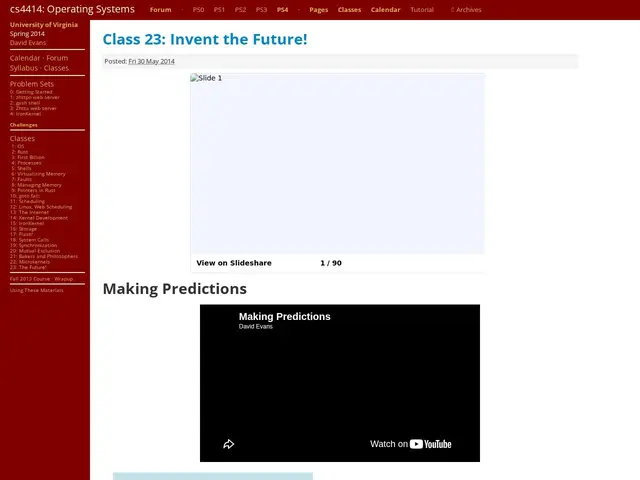 Preview of CS 4414