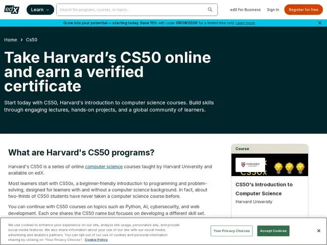 Preview of CS 50