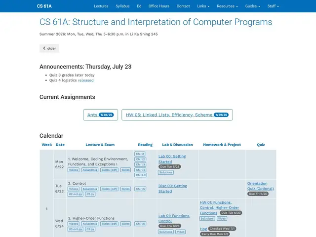 Preview of CS 61A