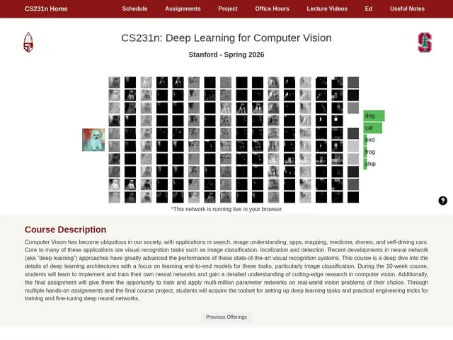 Preview of CS 231n