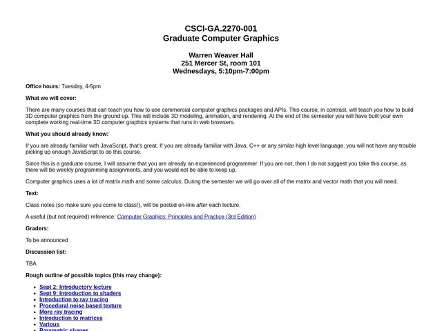 Preview of CSCI-GA.2270-001