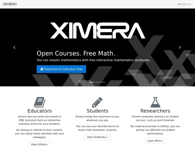 Preview of Ximera