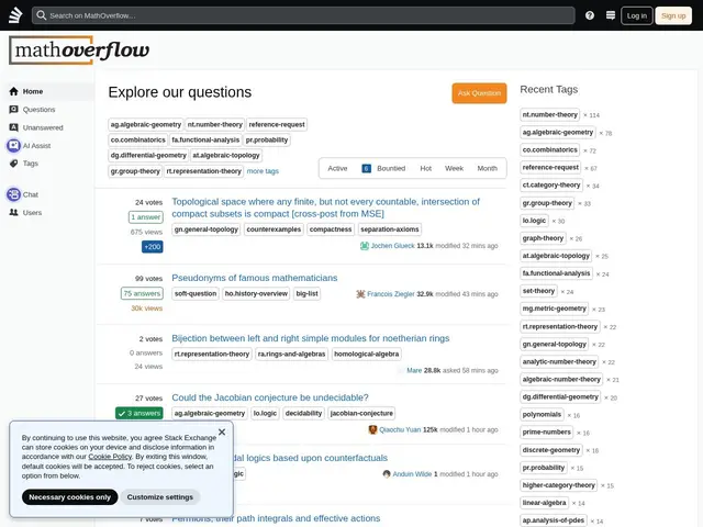 Preview of MathOverflow