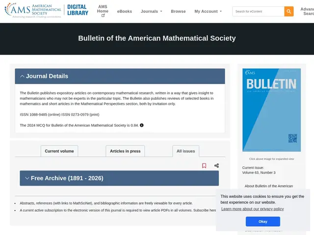Preview of Bulletin of the American Mathematical Society