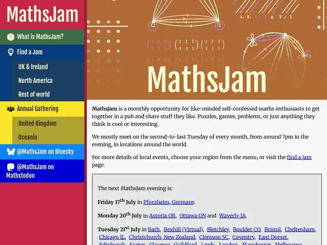Preview of MathsJam