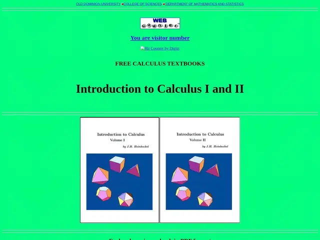 Preview of Introduction to Calculus I and II