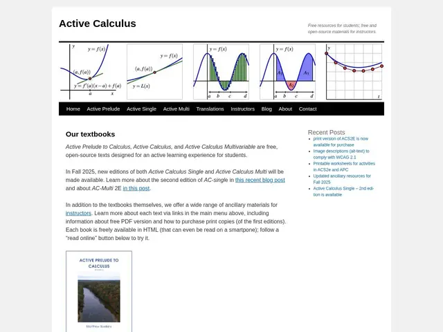 Preview of Active Calculus