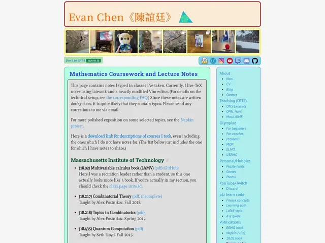 Preview of Evan Chen