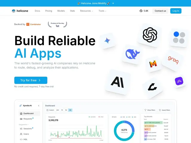 Preview of Helicone