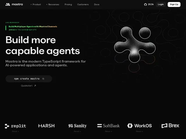 Preview of Mastra