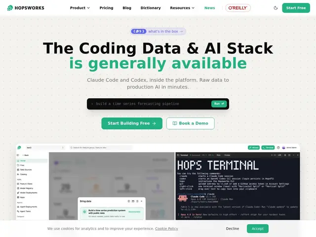 Preview of Hopsworks