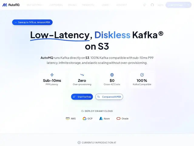 Preview of AutoMQ