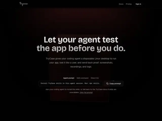 Preview of TryCase