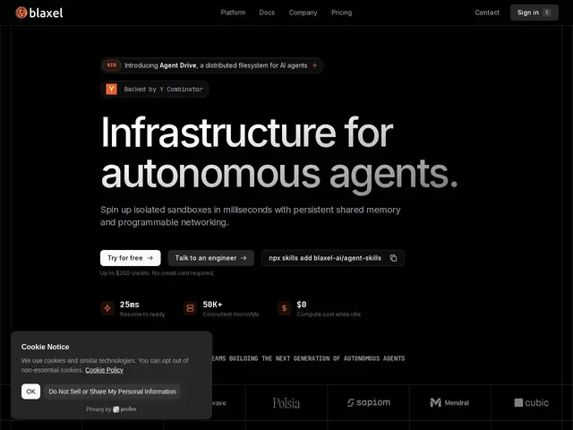 Preview of Blaxel