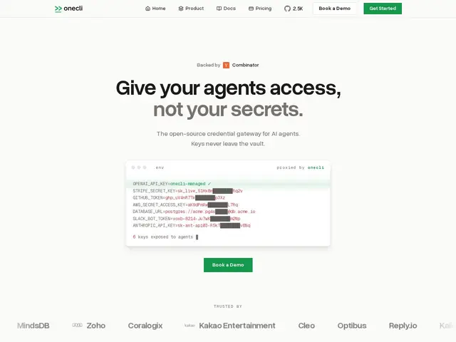 Preview of OneCLI