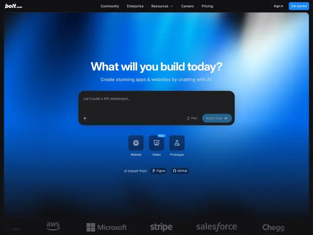 Preview of Bolt.new