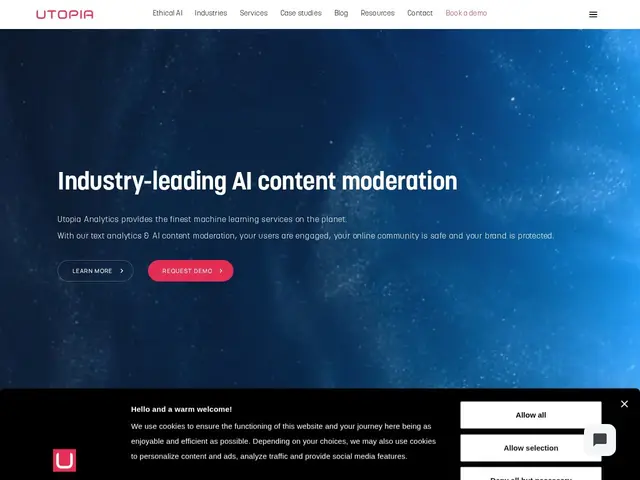Preview of Utopia AI Moderator
