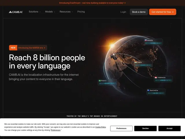 Preview of CAMB.AI