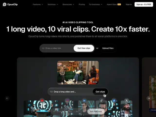 Preview of OpusClip