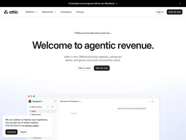 Preview of Attio