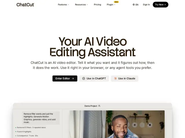 Preview of ChatCut